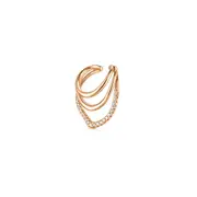 [Form] 18K Red Gold Diamond Ear Cuff