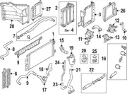 Genuine Nissan Auxiliary Radiator 21457-6GR0A (for: Nissan)
