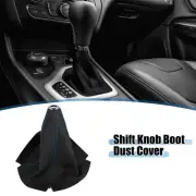 Car Shift Boot Cover Universal Gear Shift Knob Boot Dust Cover Leather Black