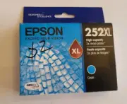 Epson 252XL Ink Cartridge Cyan Blue New