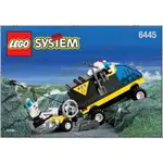 【樂高資本】LEGO 樂高 6445 SYSTEM EMERGENCY RES Q 緊急救難車 二手無盒有書 R-1