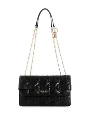GUESS Women's Black Malia Convertible Crossbody Bag