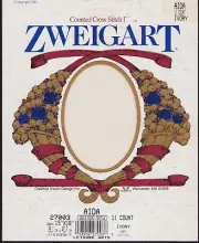 Cross Stitch Zweigart Ivory 11 ct. 15"x18" fabric Needlework Germany Switzerland