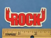 MUSIC STICKER ~ ROCK Hands ** See STORE for 100s More Stickers, CDs, Buttons ++