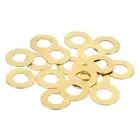 18Pcs Brass Flat Washer, M10 10 x 20 x 1mm Fenders Washers Assortment