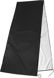 Solar Pool Reel Cover Protective Blanket for Above Ground Pools Durable Design with Drawstring for Storage Black