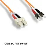 LOT 10pcs 5m OM2 SC to ST Multi-Mode Fiber Optic Cable 50/125 Duplex ATM