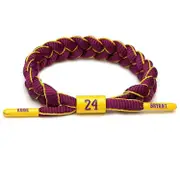 Maroon Kobe Bryant Los Angeles Lakers Basketball Bracelet Wristband #24