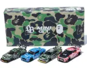 MINI GT BAPE X LBWK NISSAN 1/64 4PC Tokyo Auto Salon 2025 Liberty walk LBWK Bape
