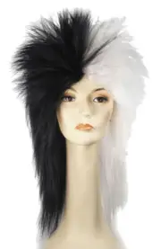 Dalmation Black White - Lacey Wigs