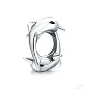 Silver plating Jewelry Dolphins Charms for Bracelet Women Jewelry