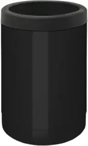 True North Insulated Can Cooler, Fits All 12 oz Cans and Bottles, Sport Black