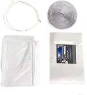 Window Seal for Portable Air Conditioner,Hot Air Stop Air Exchange Guards | Energy Saving Waterproof Replacement No Drilling Installation for Home Basement Outside Winter