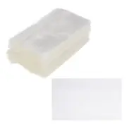 42x70mm PVC Perforated Shrink Bands, 200Pcs Thick Shrink Wrap, Clear