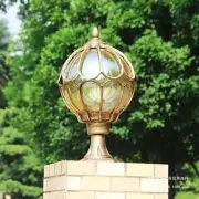 Outdoor Pillar Lamp Garden Gate Post Light Yard Pillar Lights Home Post Lighting