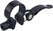 GANAZONO Quick Release Aluminum Alloy Bike Clamp Casual Cycling Accessory for Fixed Gear and Road Bikes Easy Installation Design Black Finish