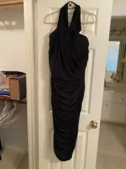Pinup Girl 4X Black Traci Lords Halter Wiggle Dress
