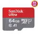 (100片 )SanDisk 64GB 64G microSDXC Ultra【140MB/s】SDXC U1 C10 SDSQUAB-064G 手機記憶卡