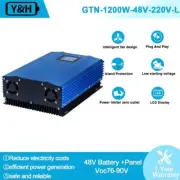 1200W Solar Grid Tie Micro Inverter Limiter DC55-90V for 48V 60V Battery AC230V