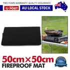 BBQ Grill Mat Fireproof Mat Fire Pit Mat For Decking Camp Flame Retardant Mat AU
