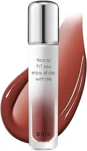 BBIA Water Fit Tint - Extreme Persistence Long-Lasting Watery Glow Fixing Tint Lightweight High Pigment Clear Colors Non-Smudging Glowy Finish Korean Daily Lip Makeup (04 FEELING CHOCO, Pack of 1)
