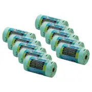 150x Bonnie Bio 2-2.5L Green Eco Compostable Multi Purpose Bin/Garbage Bags