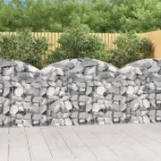 Arched Gabion Basket 150x30x100/120 cm Galvanised Iron