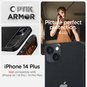 SPIGEN iPhone 14 Plus Case, 6.7 Inch 2022 Genuine Spigen Optik Armor MagFit Magnet MagSafe Compatible Cover for Apple