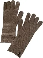 [JINZIJINYU] Ladies Knit Gloves Double Striped Two Finger Solid Color Touch Screen Gloves for Women Split Finger Winter Cycling and Skiing Gloves