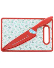 Gibson Home Village Vines 3pc Cutting Board & Knife Set