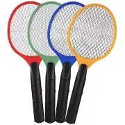 4x BUG ZAPPER RACKET Fly Mosquito Pest Swatter Net Racquet Electric Insect Kille