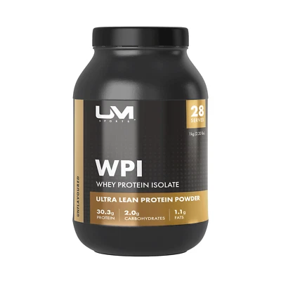 100% Whey Protein Isolate (WPI) Unflavoured by UM Sports
