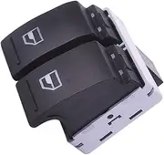 Power Window Switch for Transporter Black Dual Door Control Easy Installation Compatible with Vw Models Replace Worn Out Switches