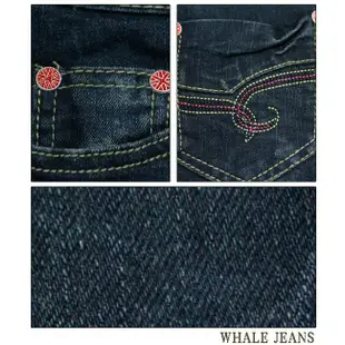 WHALE JEANS 潮流時尚抓皺牛仔短裙-111600