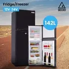 GECKO 142L Upright Portable Fridge / Freezer Caravan Camping Camper 12V/24V