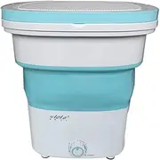 Folding washing machine Portable underwear special small leachable washing machine。 黄