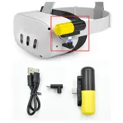 Portable Power Bank 3000mAh Power Adapter for Quest 3/Quest 2/Quest 1 VR Headset