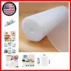 Customizable Non-Slip Kitchen Shelf Liner 12” x 20’ for Cabinets & Drawers