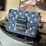 台灣現貨 LOUIS VUITTON 路易威登 DAUPHINE 單寧老花小號達芙妮肩背包/斜跨包 M59716