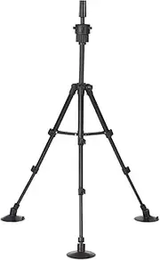 Wig Stand Tripod with Suction Cups Mini Adjustable Mannequin Head Stand Manikin Head Tripod Stand Portable Cosmetology Hairdressing Training Mannequin Head Stand