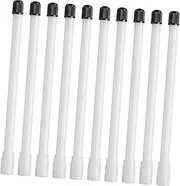 Luxshiny 10Pcs Tire Valve Extension Nozzle Durable Plastic Valve Stem Extenders for Easy Inflation Compatible with Tire Valves for Cars and Bikes
