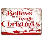 Believe in Christmas Magic - Rustic Red Delight