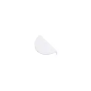 MANOVELLA Iris Half Moon Cabinet Drawer Handle - 100mm - White
