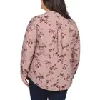 Hilary Radley Ladies Long Sleeve Blouse Size, L Color Pink