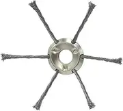 Twist Knot Steel Wire Grass Trimmer Head Gasoline Lawn Mower Attachment Brush Cutter Strimmer Wheel for Removing Weeds, Moss(6 Head)