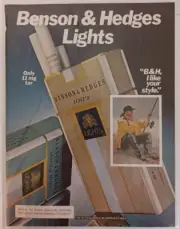 1978 Benson & Hedges Cigarettes/Irish Mist Whisky Full Color Print Ad FREE SHIP