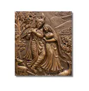Radha Krishna Wall Hanging, Radha Krishna Wall Art, Krishna Wall Mural