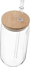 MOTHNUR Cup Drinks Cocktail Dispenser Beverage Cup Bubble Tea Cup and Straw Reusable Coffee Cups Bubble Tea Cups Clear Drinking Cups Cold Cups Smoothie Cup Beer Espresso Mugs Glass