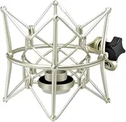 SUUNTOK U87 Ai Shock Mount - Microphone Mount Compatible for Neumann U87 Ai,U67 Set,U89 i and TLM 67 Condenser Mic by,Silver