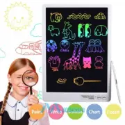 Kid's 13.5" Colorful LCD Writing Tablet Drawing Board Erasable Notepad Xmas Gift